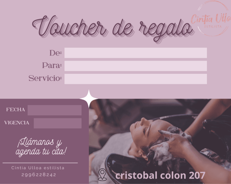 vouchers de regalo