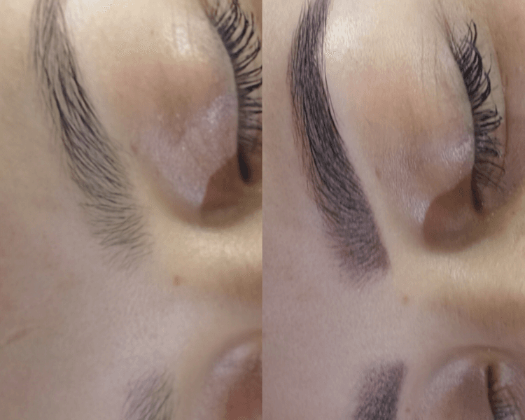 Micropigmentación de cejas efecto sombreado PowderBrows