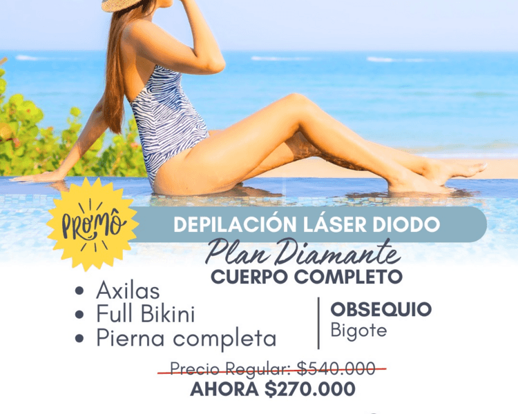 PAQUETE DIAMANTE (BIKINI COMPLETO, PIERNAS COMPLETAS Y AXILAS)