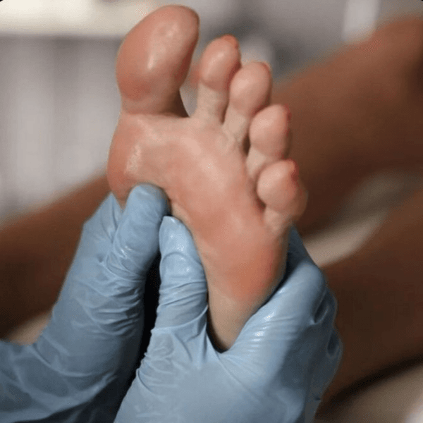 Belleza de pies Sin esmaltar