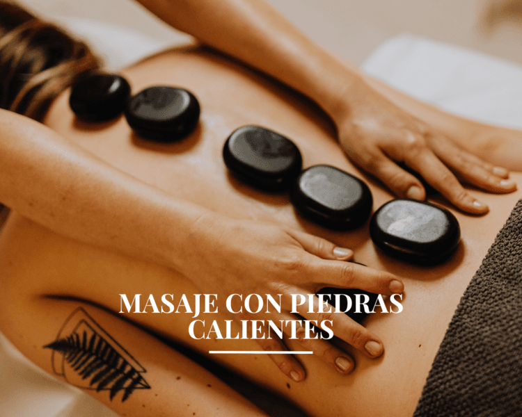 Masaje con piedras Calientes 1 hora