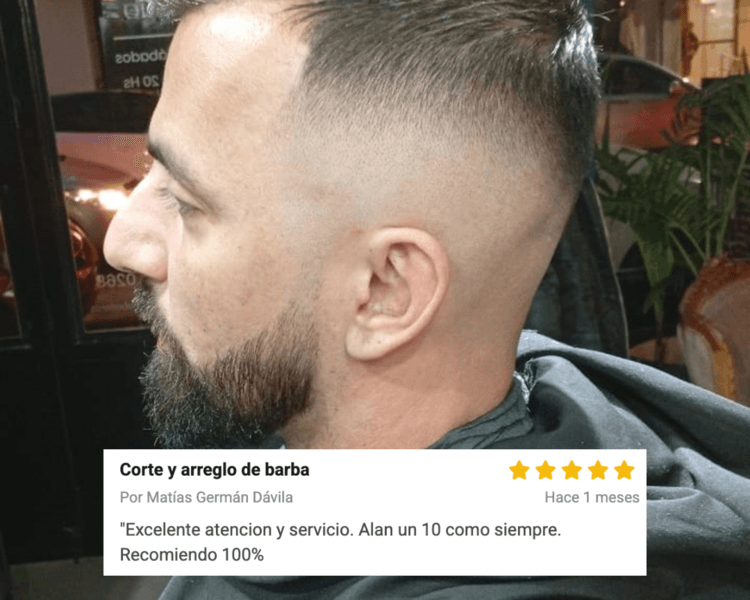 Corte y arreglo de barba