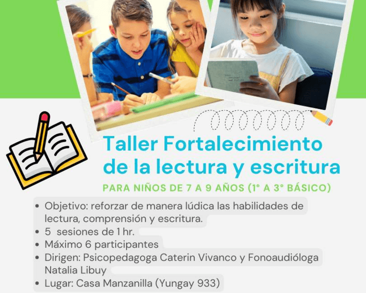 TALLER FORTALECIMIENTO DE LA LECTURA Y ESCRITURA