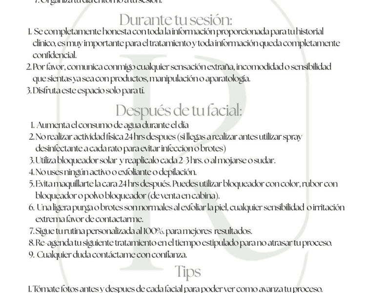 PERSONALIZADO (facial)