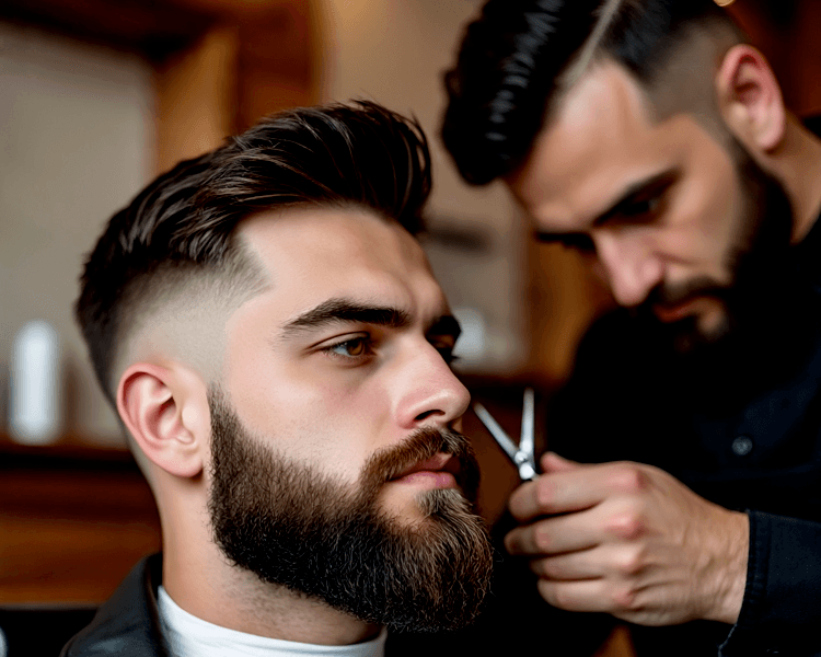Corte de Cabello + Barba (Servicio Completo)