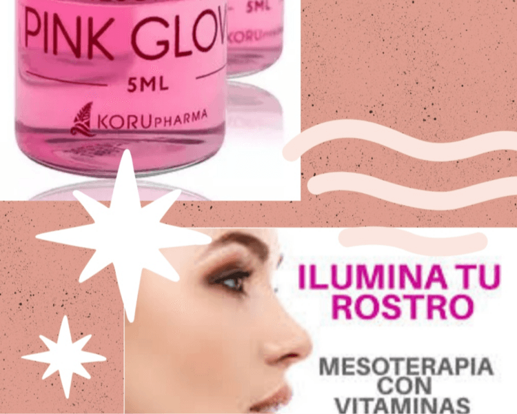 Limpieza facial con vitaminas pink glow