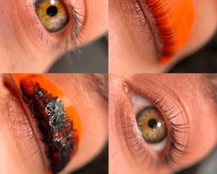 Lash lifting con bótox y tinte