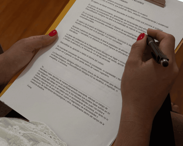 Sesión de BIODESCODIFICACIÓN