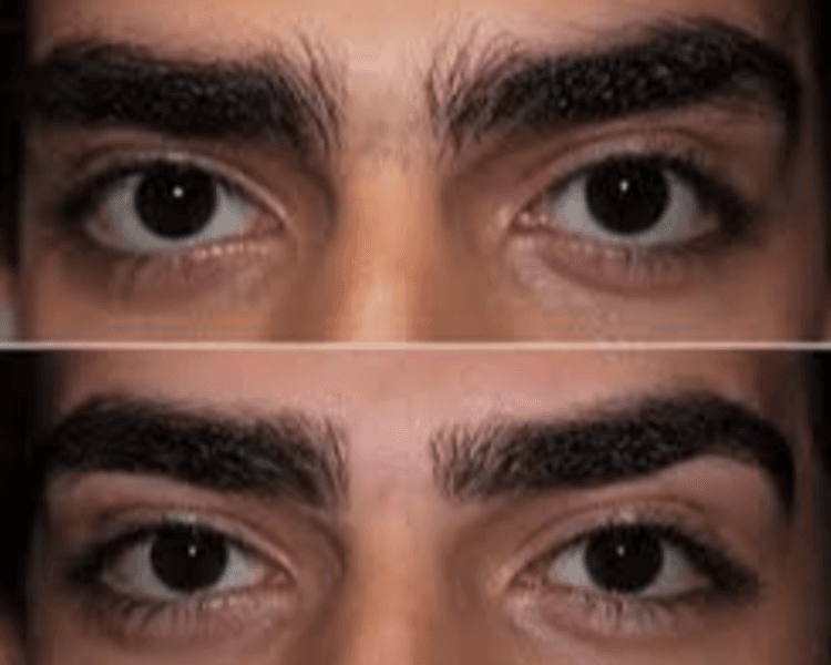 Delineado, limpieza o raya de Cejas