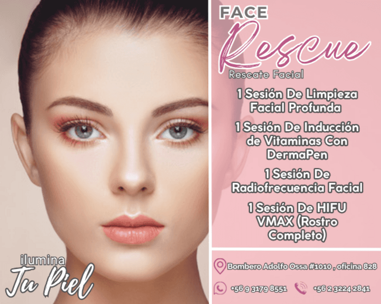 1 sesion Face Rescue (rescate facial )