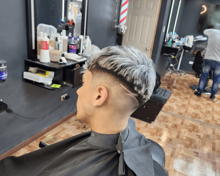 VISOS/MECHAS PLATINADAS ( incluye corte y peinado)