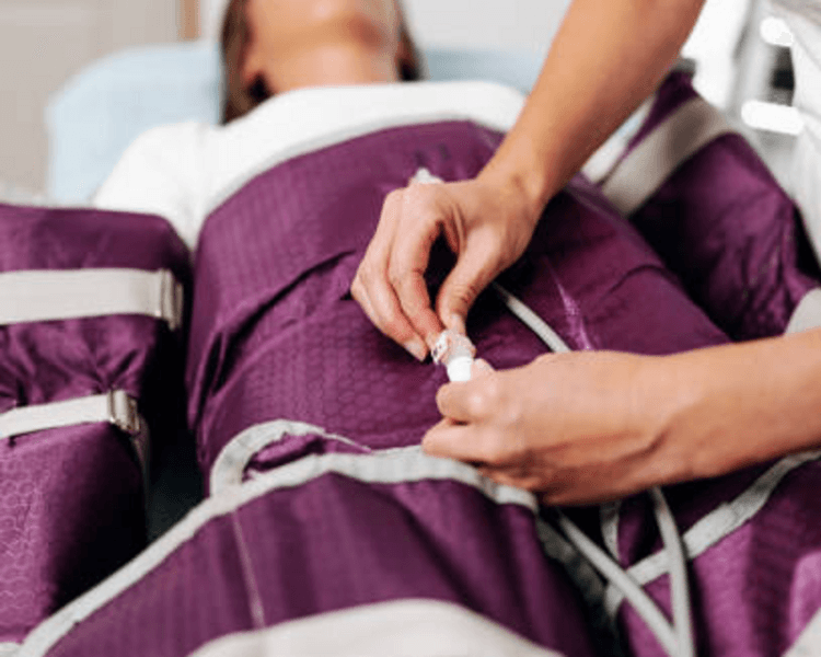 Preso-terapia por 4 semanas (una vez por semana)