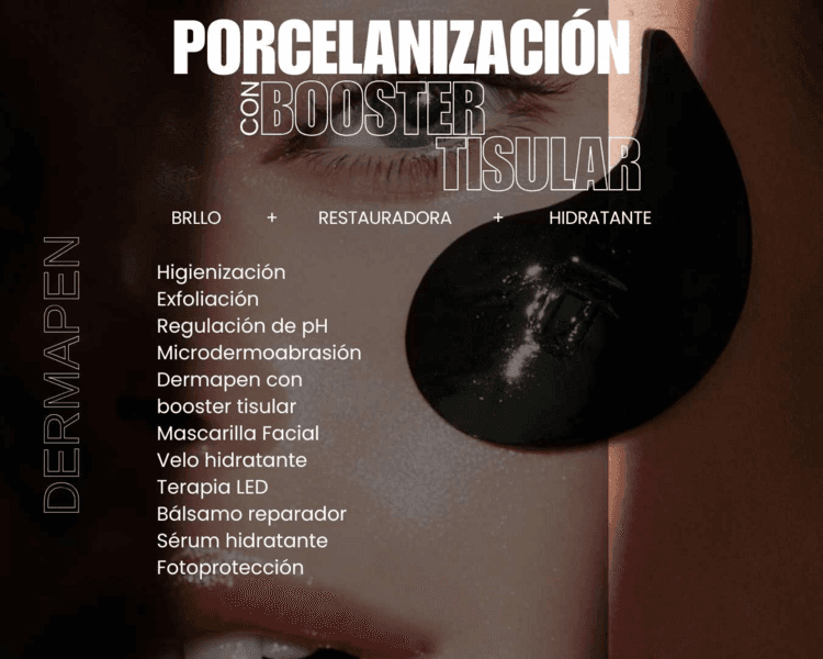 Porcelanización con Booster tisular