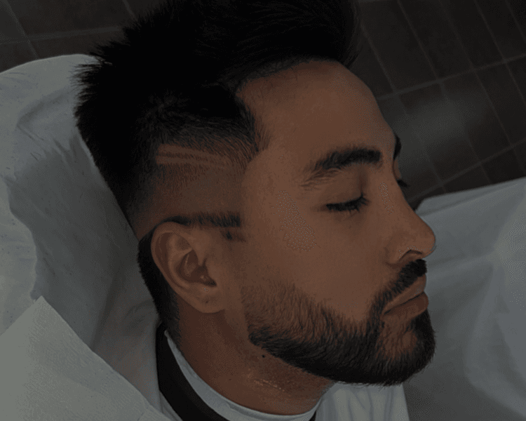 Corte + barba express (Cortesía: perfilado de cejas )