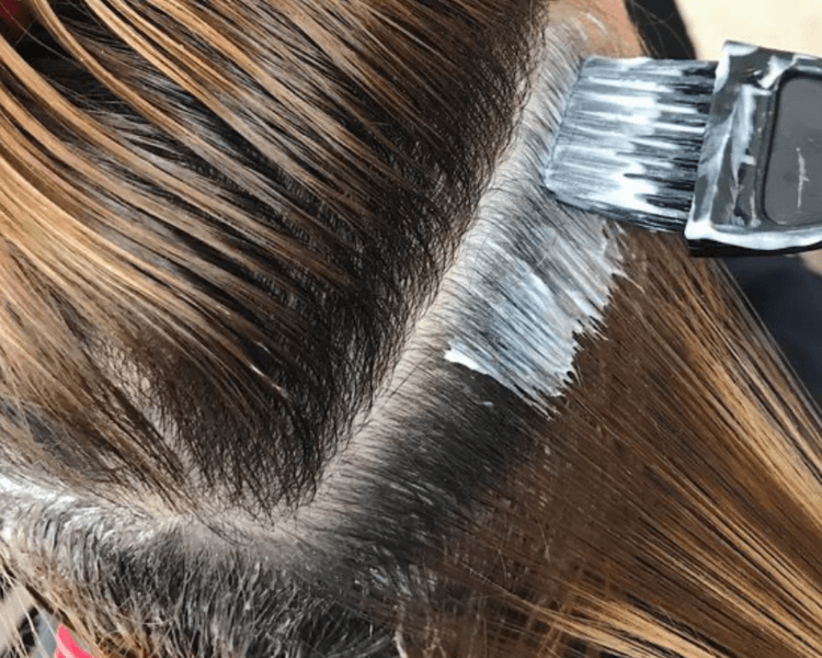 Retoque de tinte basico