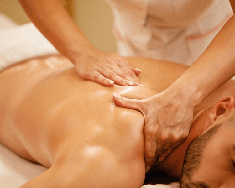 MASAJE DESCONTRACTURANTE (ESPALDA + CUELLO)