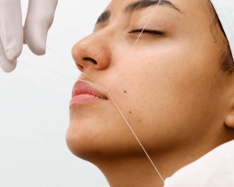 Depilacion bozo hilo