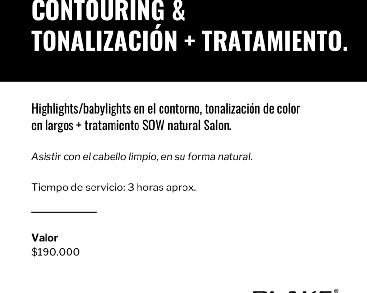 Contourning + tonalizacion