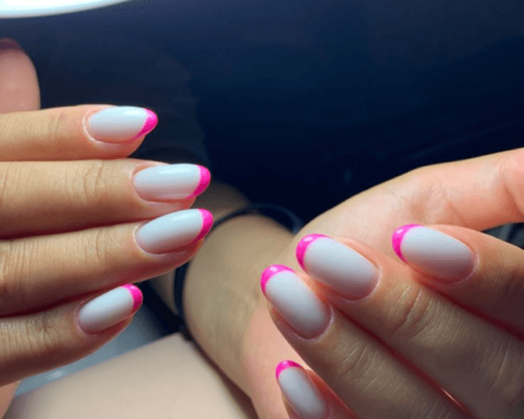 Esculpidas Polygel + Full French (Francesitas)