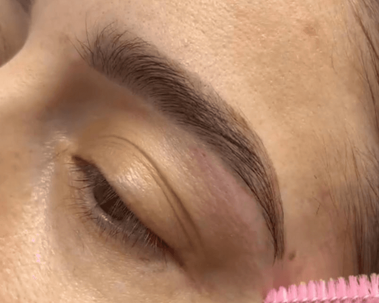 Perfilado de cejas + diseño con Henna