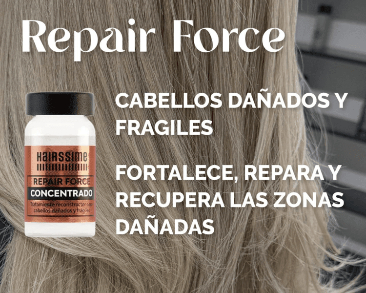 TRATAMIENTO DE REPARACION CABELLO MEDIO.