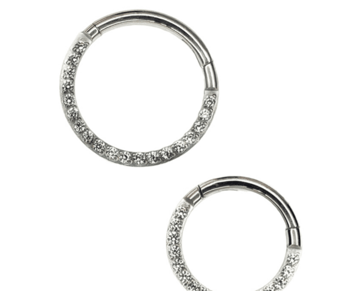 Argolla cristal zircón blanco frontal (COD 139/140)