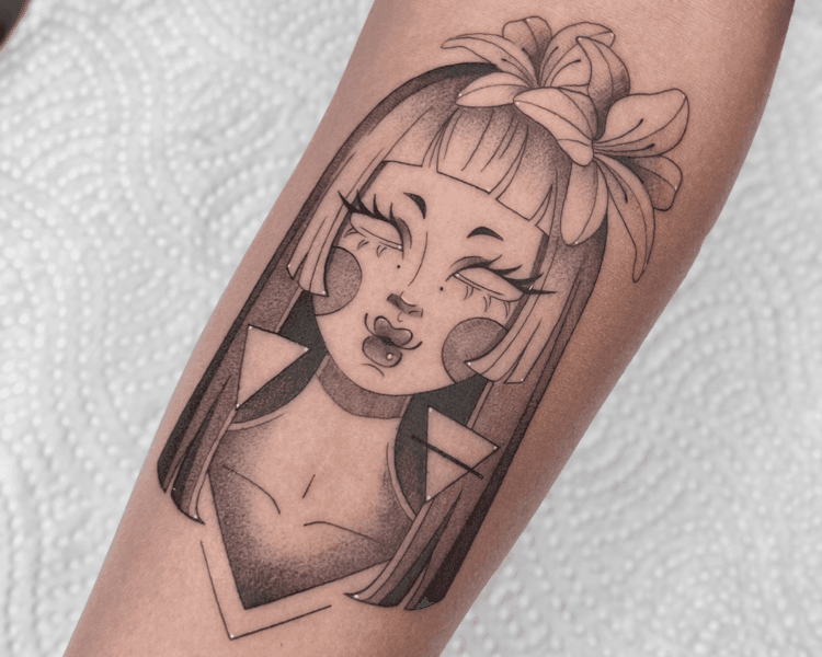 Tatuaje de Elementos con textura - La Mona Tattoo