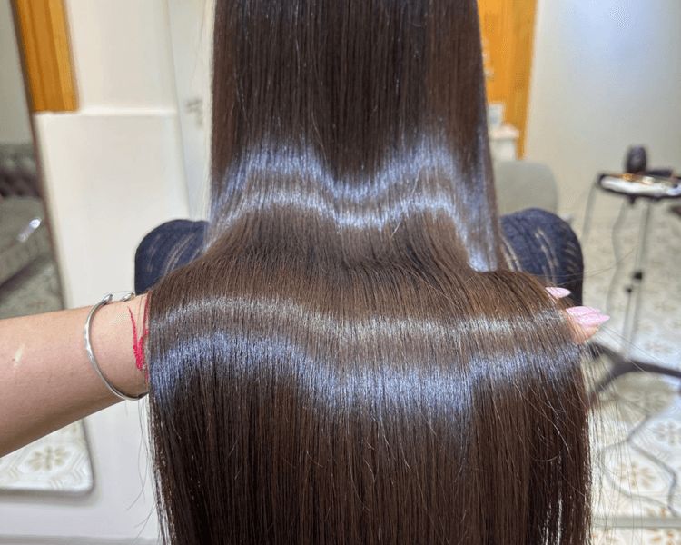 Alisado sin formol a base de células madres (pelo largo)