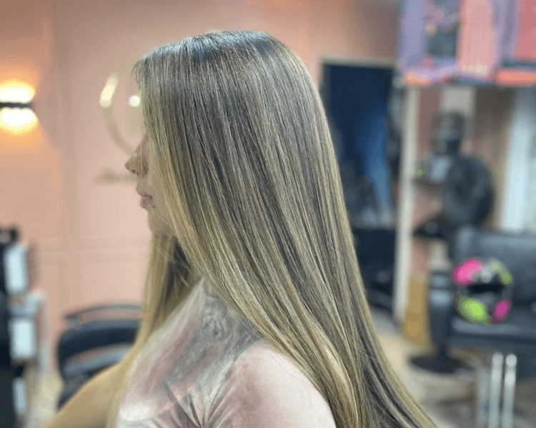 Valoración de balayage - mechas