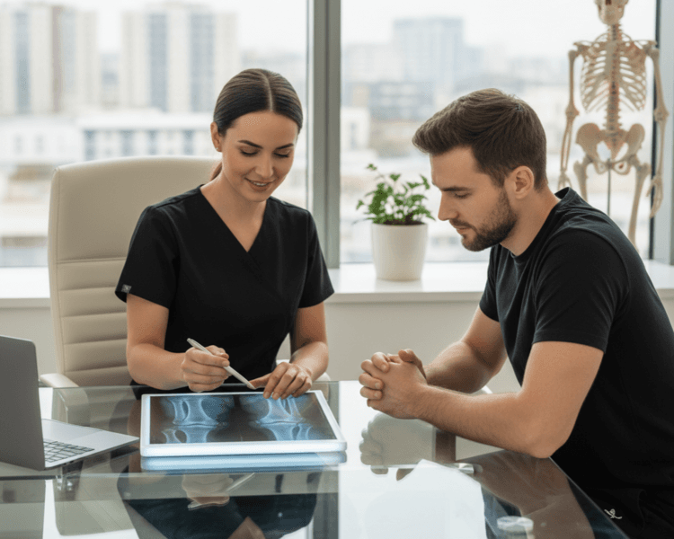 Valoración inicial + primera sesión de fisioterapia