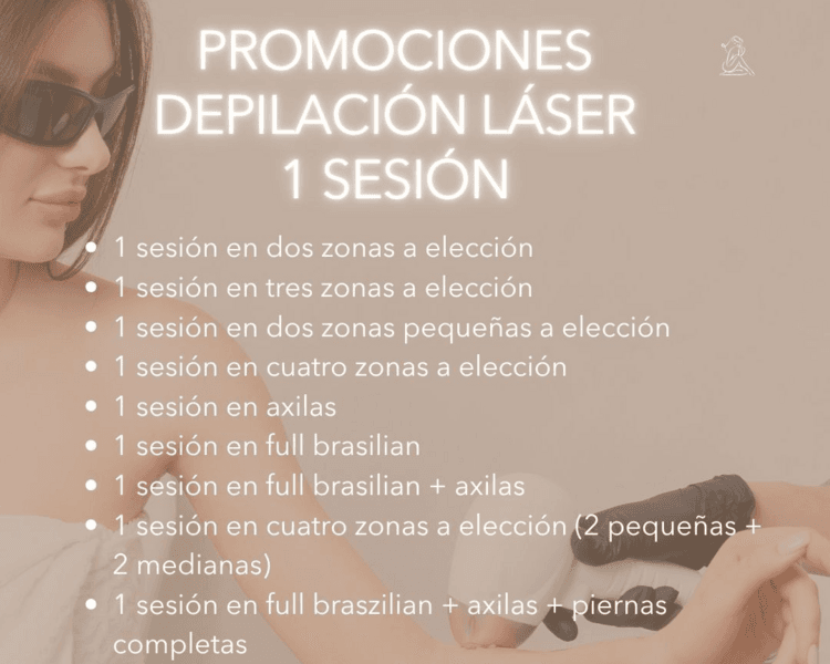 1 SESIÓN EN 4 ZONAS A TU ELECCIÓN (2 PEQUEÑAS Y 2 MEDIANAS)