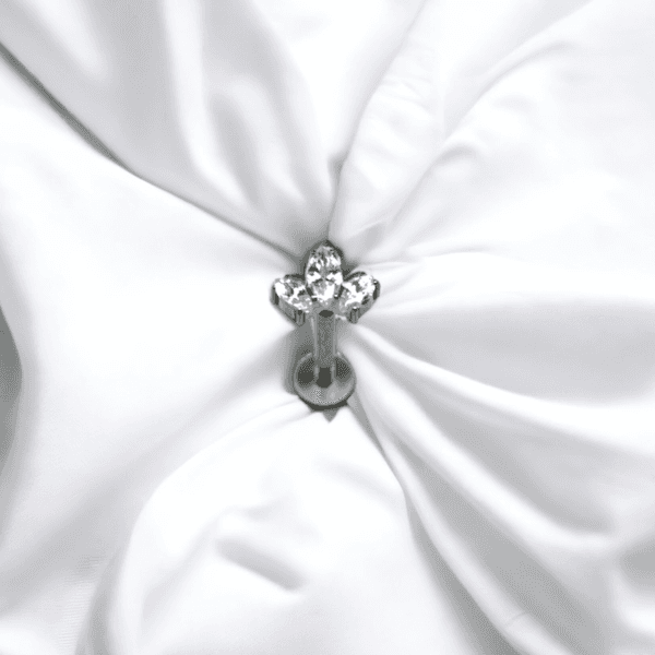 Labret marquesa cristal blanco (COD 548)