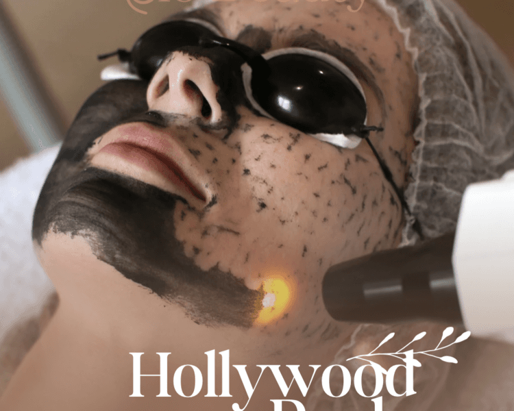 Hollywood peel + Dermaplaning