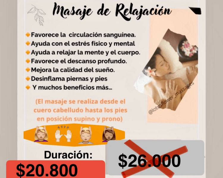 MASAJE DE RELAJACION CUERPO COMPLETO CYBER NAVIDEÑO