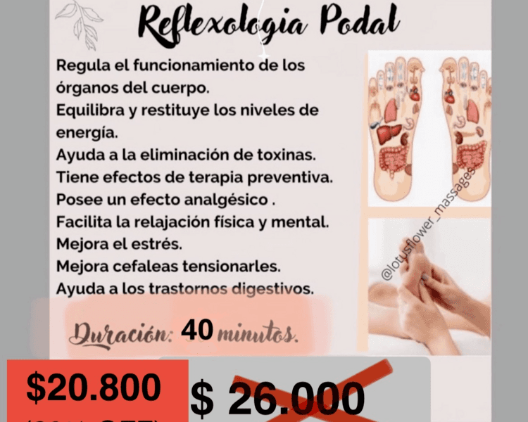 MASAJE REFLEXOLOGIA PODAL CYBER NAVIDEÑO