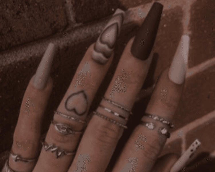 MANTENIMIENTO UÑAS ESCULTURALES COFFIN LARGA