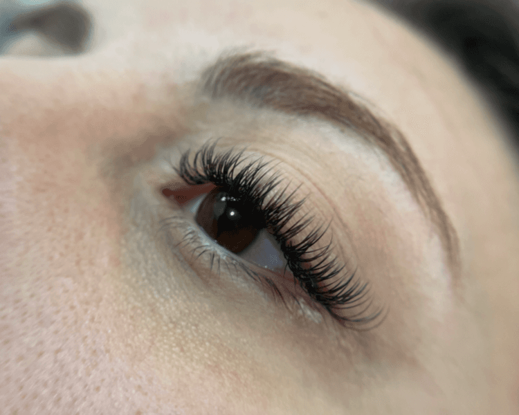 Pestañas efecto rímel