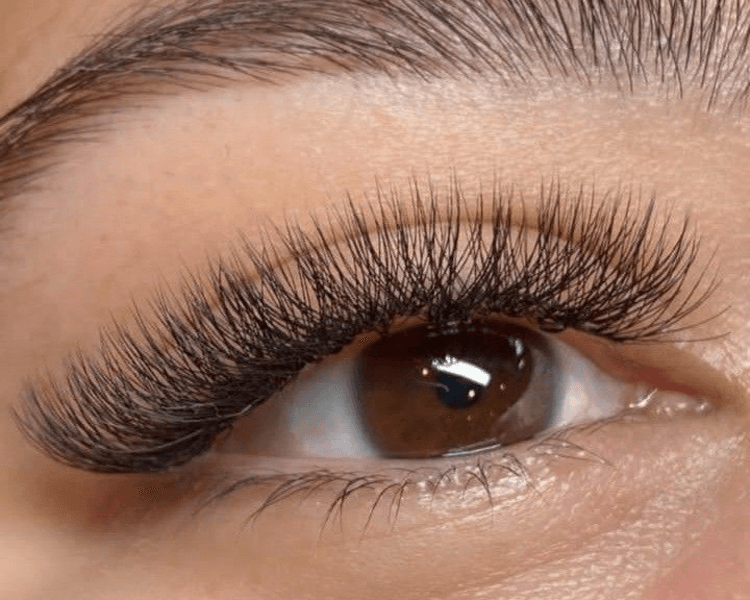 Pestañas 3d volumen ruso