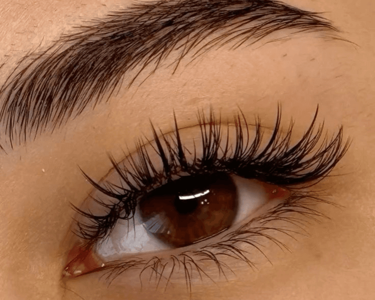 Pestañas efecto húmedo