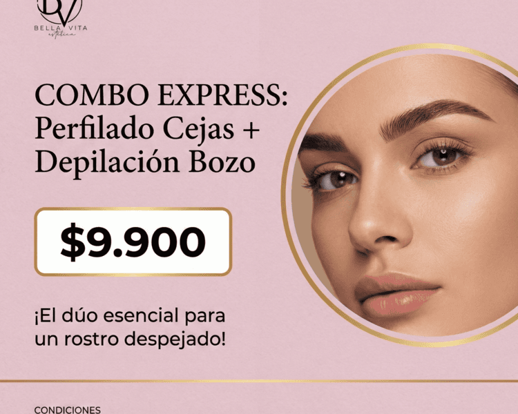 COMBO EXPRESS: Perfilado Cejas + Depilación Bozo (Promo base)