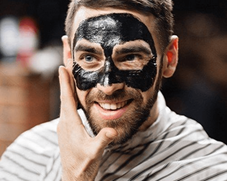 MASCARILLA DE PUNTOS NEGRO