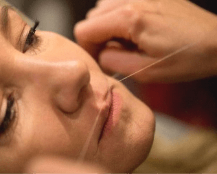 Diseño y Perfilado de cejas con hilo (Bozo de regalo)