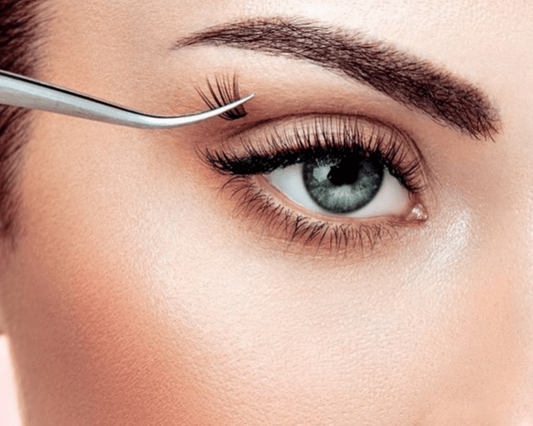 Pestañas Racimo o punto a punto