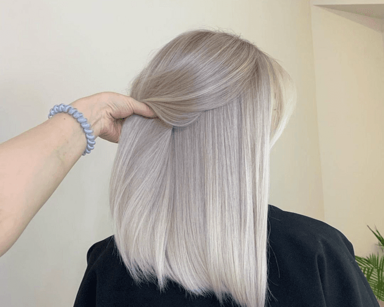 Mechas extra rubias cenizas