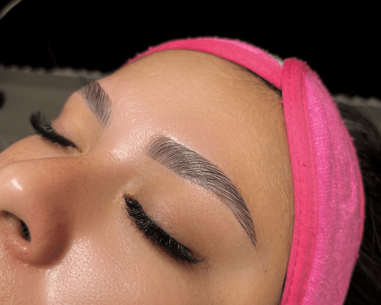 Diseño y laminado de cejas