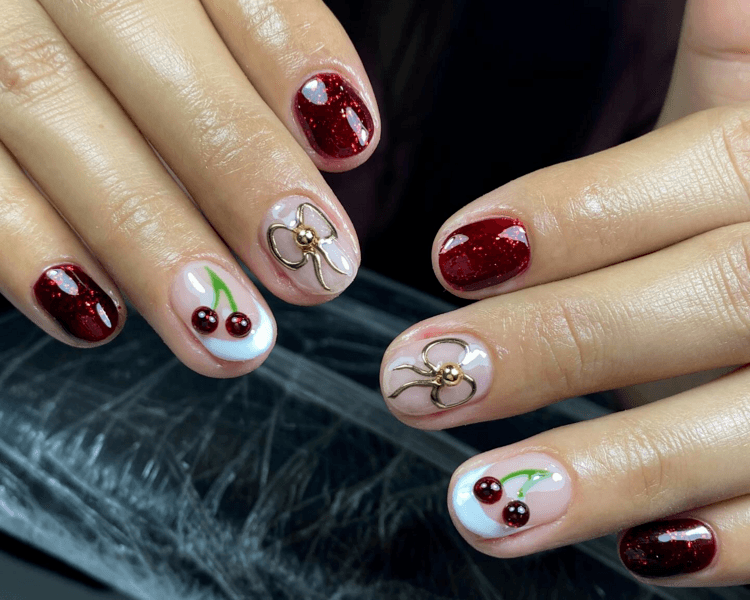 Gel semi con diseño