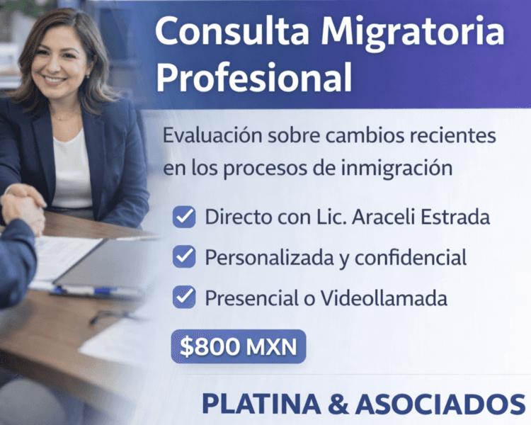 Consulta Informativa y Preventiva – Cambios Migratorios USA