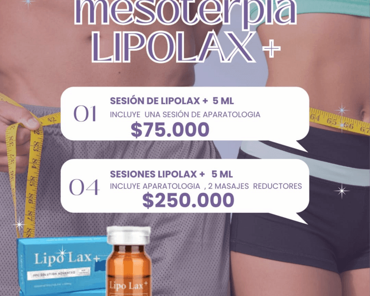 PACK 3 SESIONES LIPOLAX+