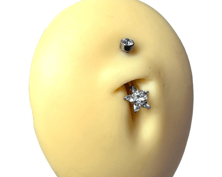 Navel ombligo Estrella de Cristales (cod 187)