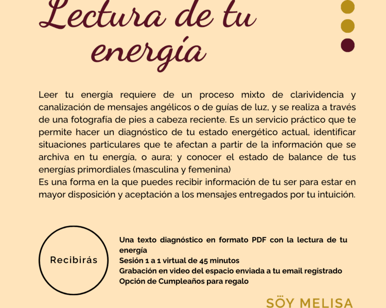 Lectura Energética Fotográfica